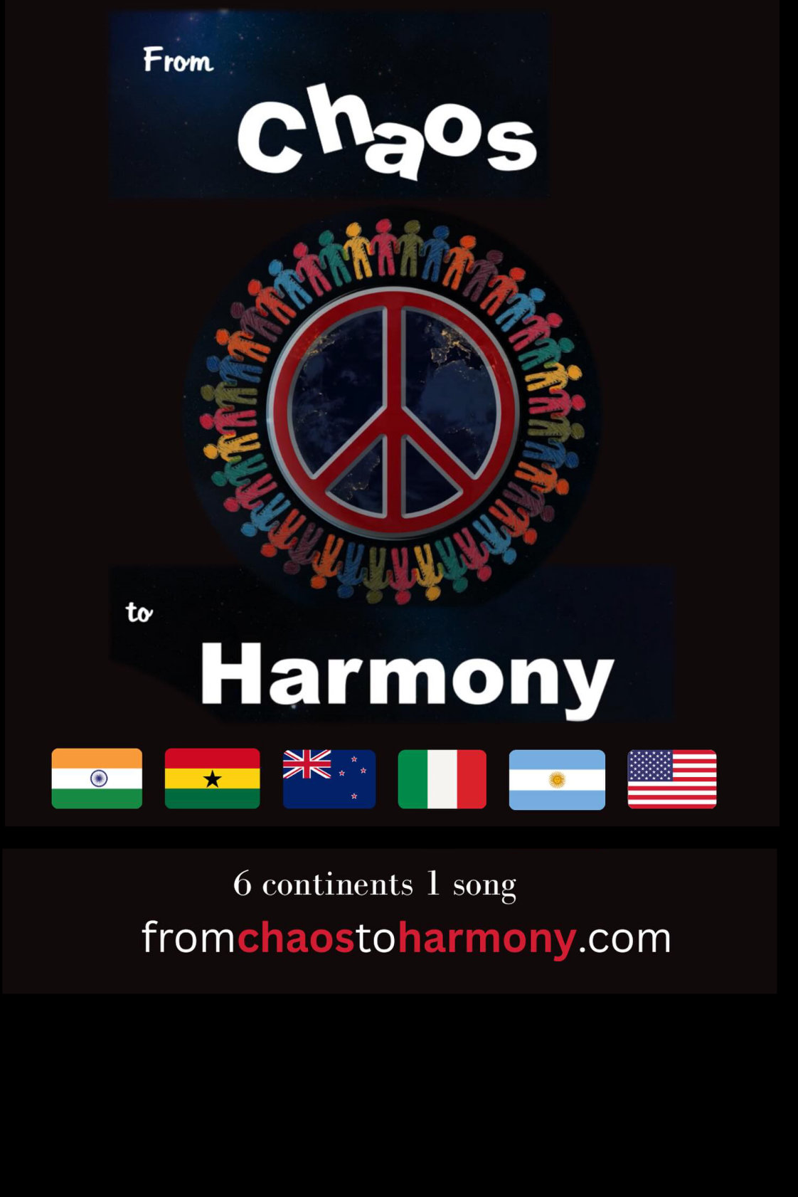 From Chaos to Harmony — six continents connected through music