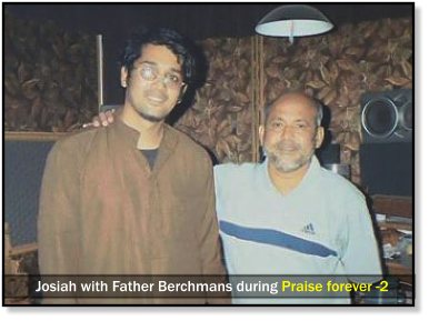 Josiah with Father Berchmans